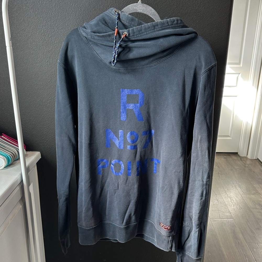 Scotch & Soda Dark Blue Hoodie